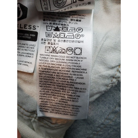 Levi's 541 Jeans Mens Size 34 Blue Denim Cotton Pockets Straight Leg Flat‎ Front - Picture 8 of 8